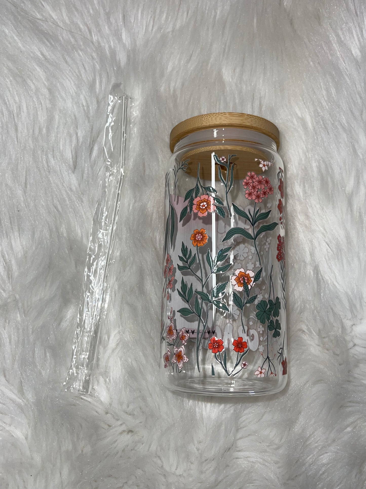 Grow in Grace Glass Cup