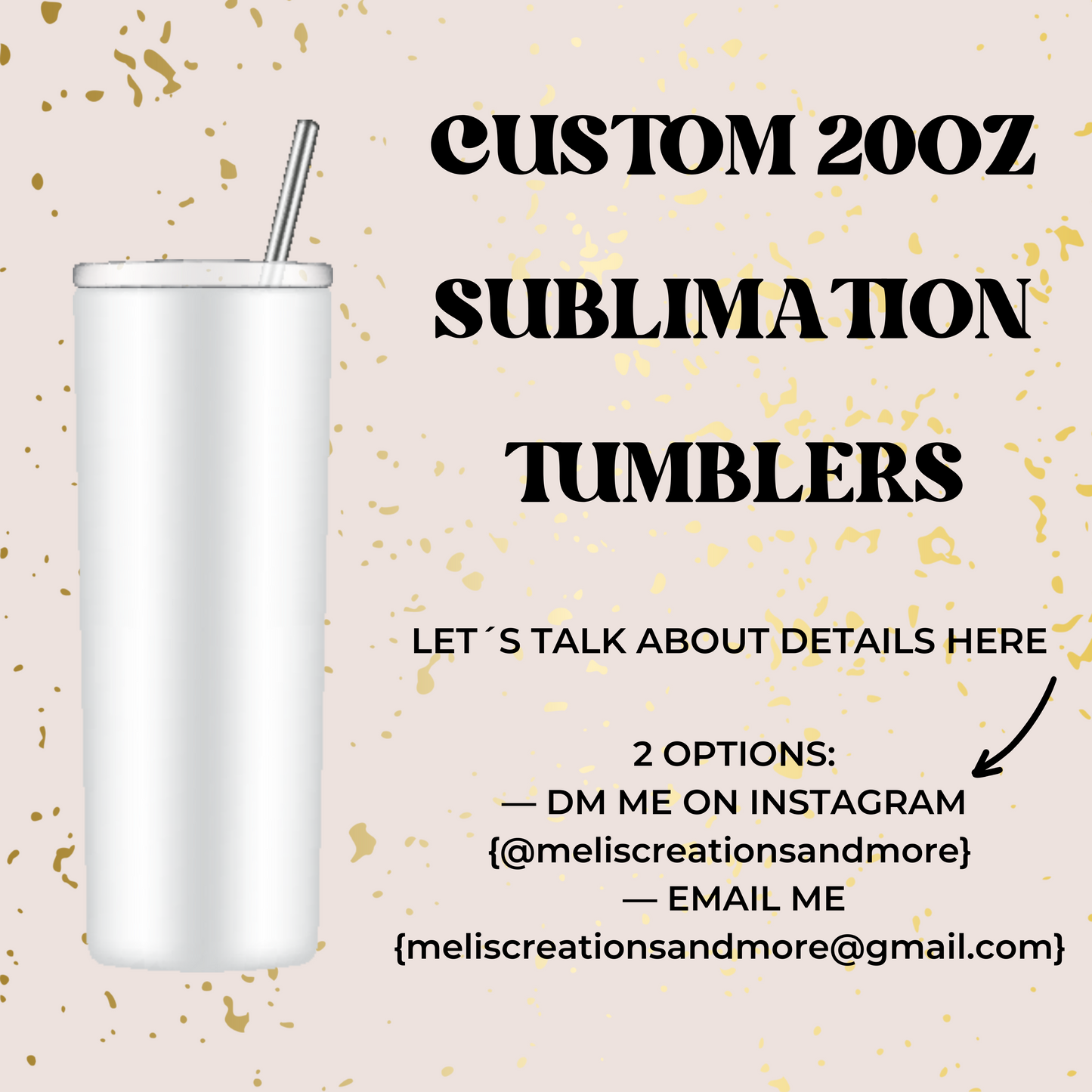 Custom 20OZ Sublimation Tumbler