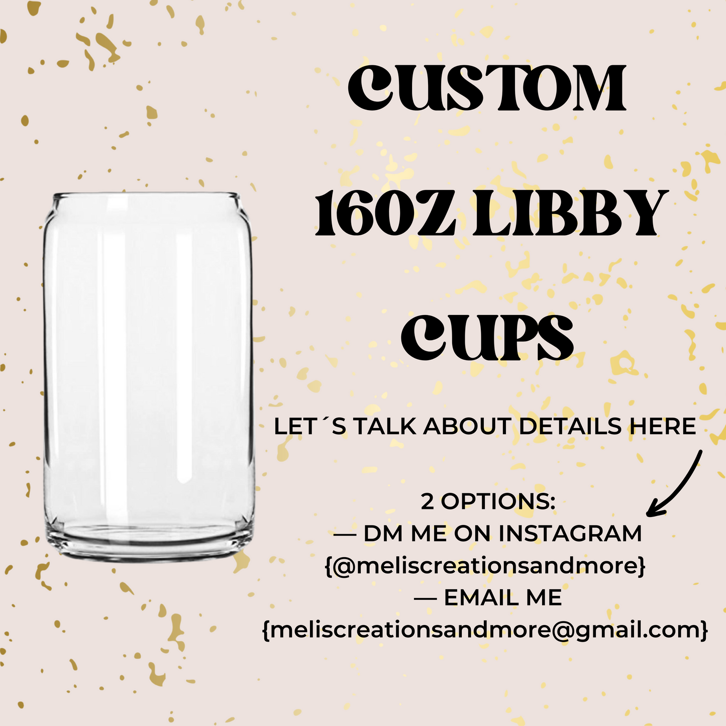 Custom 16OZ Libby Cup