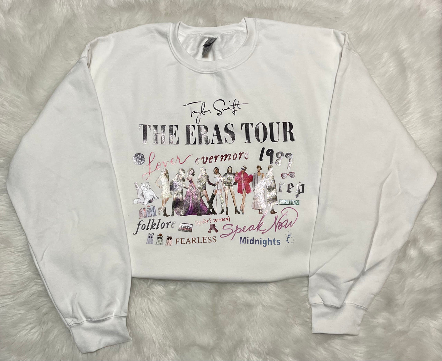 Eras Tour Sweatshirt- White