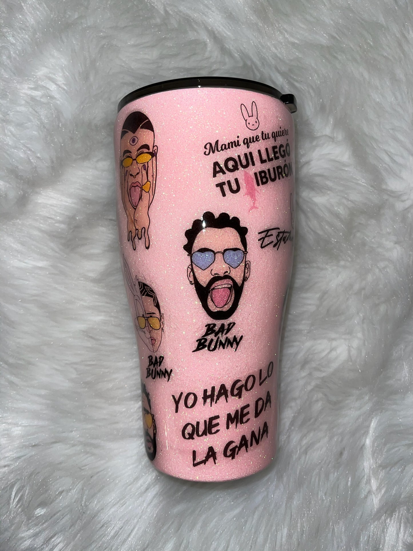 Bad Bunny 30OZ Epoxy Tumbler